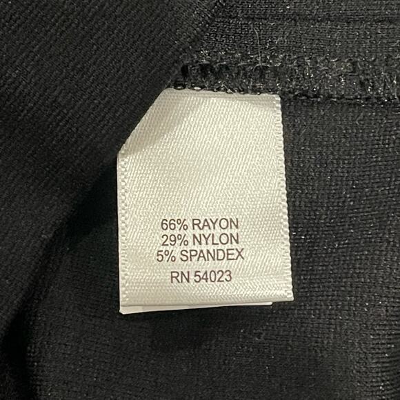 Banana Republic Black Ponte Back Zip‎ Dress Size 4 - Picture 5 of 6